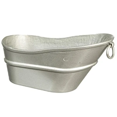 Image of Melody Jane Dolls House Old Fashioned Tin Bath Tub Miniature Kitchen Accessory
