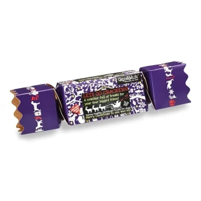 Image of Eco Friendly Christmas Natural Healthy Dog Treats Green &amp; Wilds Cracker Xmas Gifts for Dogs