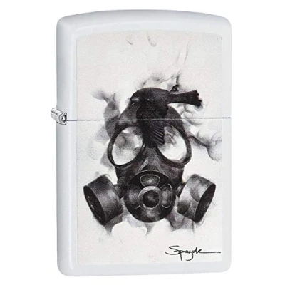 Image of Zippo Lighter, Composite, White Matte, One Size