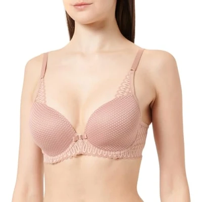 Image of Triumph Womens Aura Spotlight Whp Wired Padded Bra, Sunkiss, 34DD UK