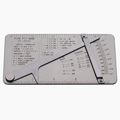 Image of Pipe Pit Welding Gauge Gage Test Ulnar Welder Inspection