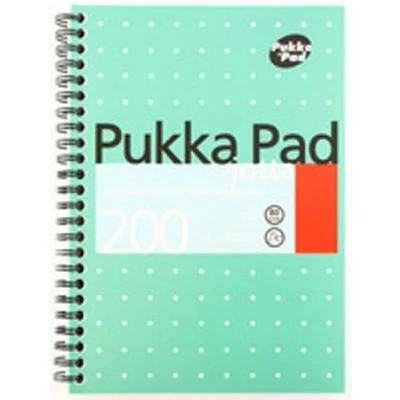 Image of Pukka Pad Notebook Wirebound Jotta 80gsm Ruled 200 Pages A5 Ref JM021 [Pack of 9]