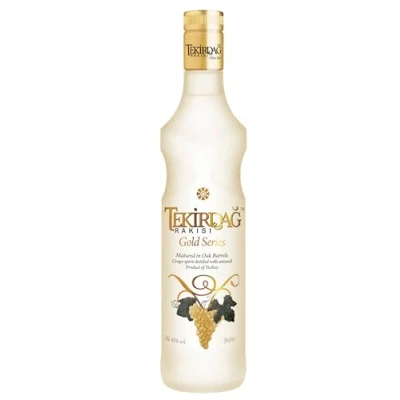 Image of Tekirdag Rakisi Gold Series 100% Fresh Grapes, Matured In Oak Barrels 35CL With 45% Vol. Made Turkey