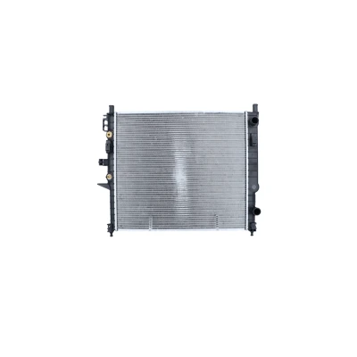 Image of 1635000103, A1635000103 Engine radiator NRF 55335 Aluminium 610mm 545mm 42mm with mounting parts Brazed cooling fins