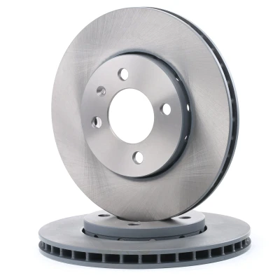 Image of 1S0615301, 1S0615301H, 1S0615301L Brake disc FEBI BILSTEIN 43841 Front Axle 256mm 22mm 4 Hole 100mm internally vented Coated VOLKSWAGEN: up! Hatchback