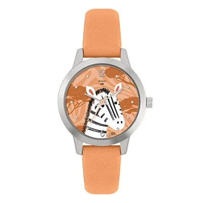 Image of Tikkers WWF Zebra Unisex Kid&#039;s Analogue Quartz Watch with Polyurethane Strap TKWWF006