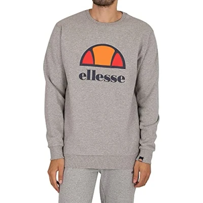 Image of ellesse Men&#039;s Perc Sweatshirt, Grey, XS