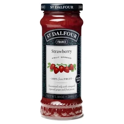 Image of St Dalfour Fruit Spread Deluxe 100 Percent Strawberry 10 Oz Case Of 6