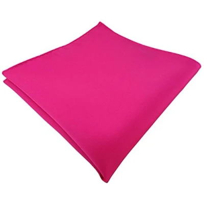 Image of TigerTie Men&#039;s Plain Handkerchief Purple Pink Rosa One size