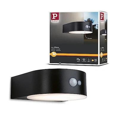 Image of Paulmann Eileen solar LED outdoor wall lamp sensor