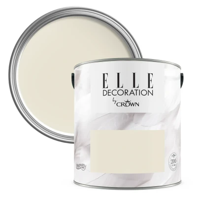 Image of ELLE Decoration by CROWN 2.5L Flat MATT Emulsion Paint Raw Beauty No 539