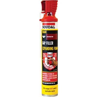 Image of SOUDAL GAP FILLER EXPANDING FOAM GENIUS GUN 750ML(LETTUCE EAT)