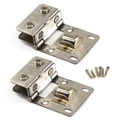 Image of 90 Glass Door Pivot Hinge Kit Zinc Alloy Shower Clamp Clip with Screws,Adaptive 5 8mm