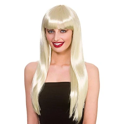 Image of Wicked Costumes Adult Long Blonde Fantasy Fancy Dress Wig