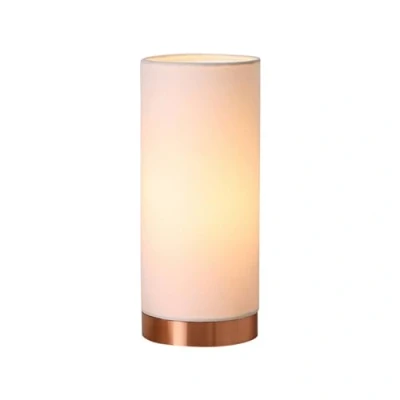 Image of Table Lamp &#039;Ronja&#039; (incl. Touch dimmer) dimmable (Modern) in White Made of Textile for e.g. Bedroom (1 Light Source, E14) from Lindby windowsill lamp, Lamps und Lights Windows