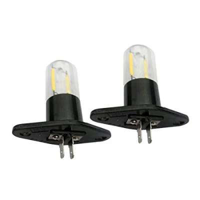 Image of QLEE Led Z187 Microwave Oven Bulb Straight Terminals T170 240v 1.5w Equivalent 20w Lamps for Lg Sharp Midea Refrigerator Electrical Range Hood Indicator Light Daylight 2 PCS