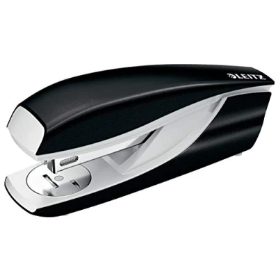 Image of Leitz Stapler, 30 Sheet Capacity, Ergonomic Metal Body, Includes Staples, WOW Range, 55021001 Black