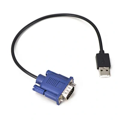 Image of EVanlak USB VGA Dummy Plug Headless Ghost Functionally Stable Conductive Performancevga RGB Display Emulator Operating System Boot and Load Resolutions up to 1080p@60Hz