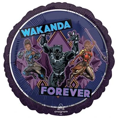 Image of Amscan 4474401 Sd C: Black Panther