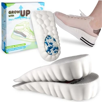 Image of SULPO Height Increase Insoles Shoe Lifts for Men and Women Heel Inserts raisers boosters Orthotic Shock Absorbing S / 1,5cm