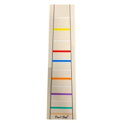 Image of Fingerboard marking DON`T FRET 104, for 1/2 violin and 30,5 cm viola (12&quot;), with 12 lines