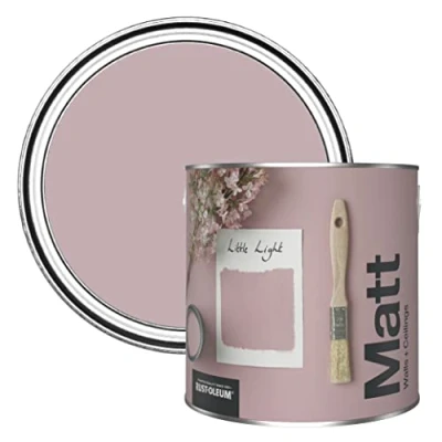 Image of Rust Oleum Colours Matt Emulsion Wall and Ceiling Paint Little Light 2.5L