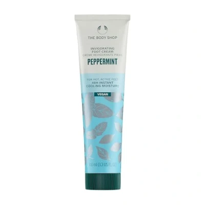 Image of The Body Shop Peppermint 100ml Invigorating Foot Cream for Hot, Active Feet