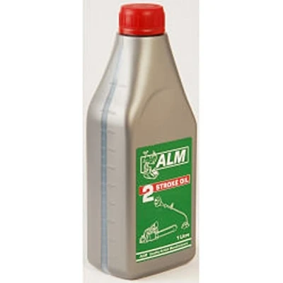 Image of ALM 2 Stroke Oil 1 Litre For Lawnmower Chainsaw Strimmer Motorbike OL202