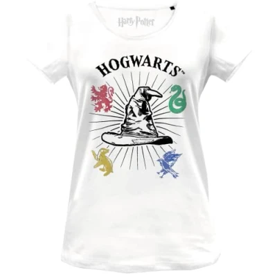 Image of HARRY POTTER Women&#039;s Wohapomts330 T Shirt, White, M