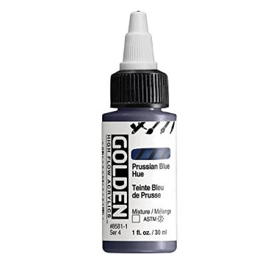 Image of Golden : High Flow Acrylic Paint 30ml (1oz): Prussian Blue Hue S4