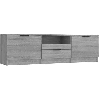 Image of vidaXL TV Cabinet Grey Sonoma 140x35x40 cm Engineered Wood