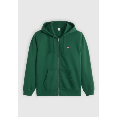 Image of Levi&#039;s THE Original Zipup sweatshirt, Men&#039;s, Size: Small, Dark green