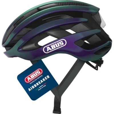 Image of ABUS AirBreaker Racing Bike Helmet High End for Professional Cycling Unisex, Men and Women Purple, Size M