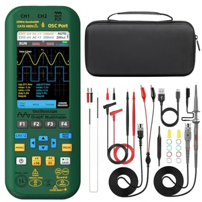Image of BSIDE 2 Channel Handheld Oscilloscope 3.98 TFT Digital Multimeter Signal Generator Flexible Current Clamp 4 in 1 Portable Lab Automotive Tester