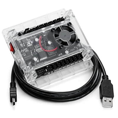 Image of SainSmart Genmitsu CNC Router Machine Controller Board with ABS Case for 1810 PRO/3018/3018 PRO