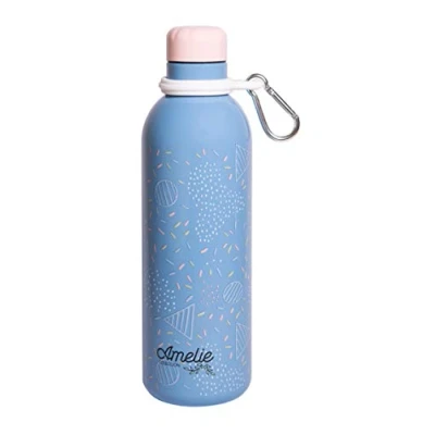 Image of Grupo Erik Amelie Metal Hot&amp;Cold Bottle 500ml 17 oz Cute Gifts Hot and Cold Water