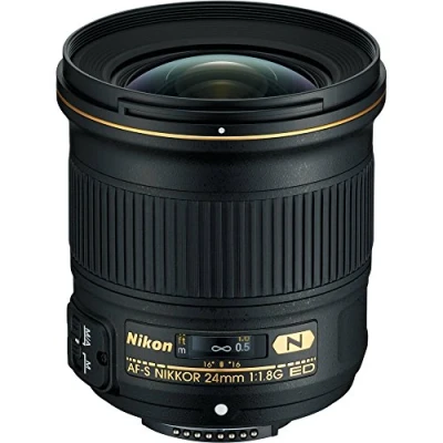 Image of Nikon 24 mm Lens for Camera Black
