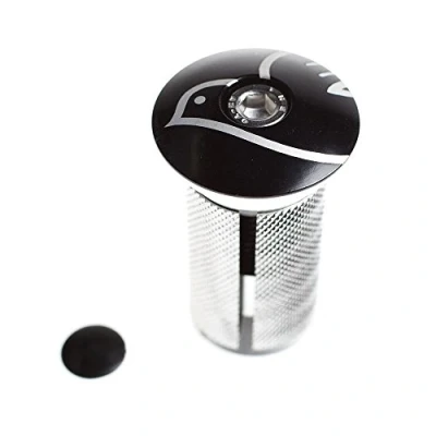 Image of Columbus Top Cap + Expander for Carbon Steerer Forks, Black, 1 1/8&quot;