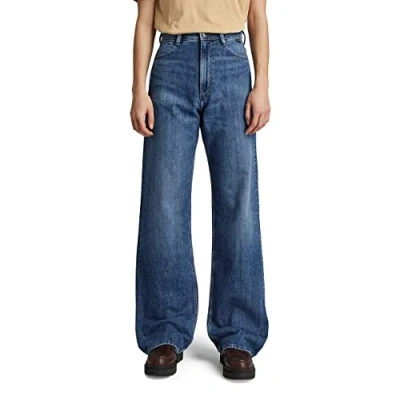 Image of G STAR RAW Women&#039;s Stray Ultra High Loose Jeans, Blue (faded capri D22068 C779 D346), 32W / 32L