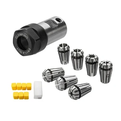 Image of Bordhap 7Pcs ER11 1 7mm Spring Collets with ER11A 5mm Motor Shaft Holder Extension Rod