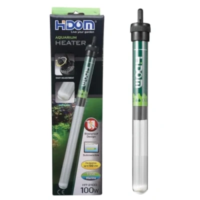 Image of Finest Filters 100w Aquarium Fish Tank Heater Submersible Thermostat for Tropical