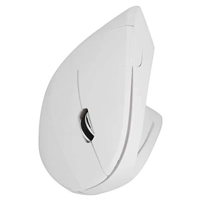 Image of Wireless Vertical Mouse, 2.4GHz 1600DPI Ergonomic Optical Computer Gaming Mouse Non delay for PC/Laptop(white)