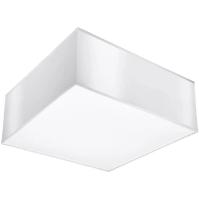 Image of Horus Square Flush Light White 25cm E27