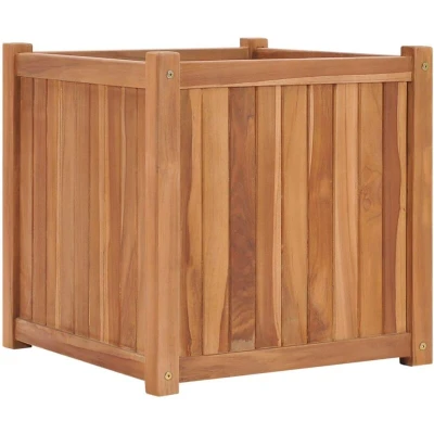 Image of vidaXL Raised Bed 50x50x50 cm Solid Teak Wood