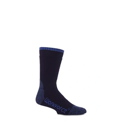 Image of 1 Pair Blue Steel Safety Socks Men&#039;s 7 11 Mens Workforce