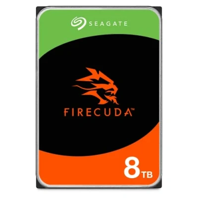 Image of Seagate FireCuda HDD, 8 TB, Internal Hard Drive HDD 3.5 Inch CMR SATA 6 Gb/s 7,200 RPM 256 MB Cache 300 TB/year, 3 year Rescue Services (ST8000DXZ01)