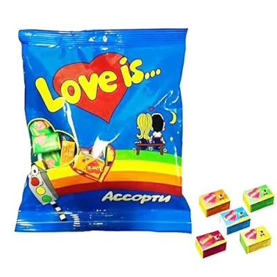 Image of Love Is Chewing Gum Mix Bag of 50