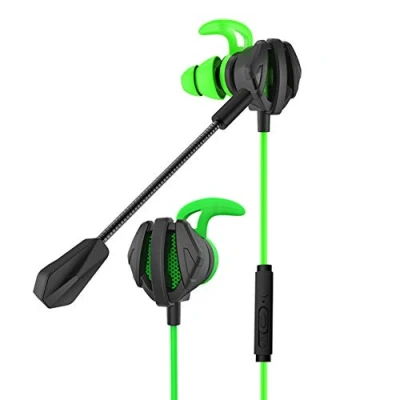 Image of Gaming Headset, PC Headset In Ear Headphones with Dual Mic for PS4 Xbox One Laptop Mac Green