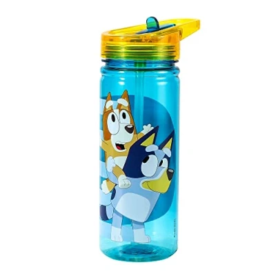 Image of Zawadi Global Bluey 580ml Water Bottle for Kids School Drinks Made of Durable Ecozen Reusable BPA Free