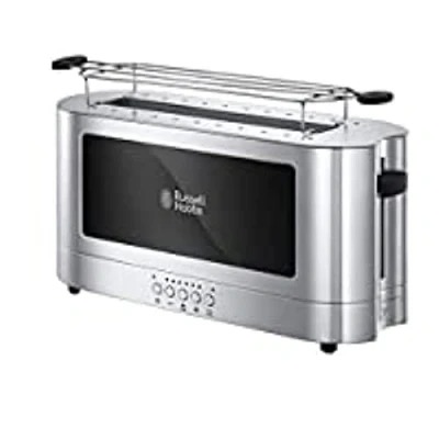 Image of Russell Hobbs 23380 56 Toaster Langschlitz Elegance Glas/Edelstahl
